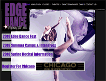 Tablet Screenshot of edgedance.com